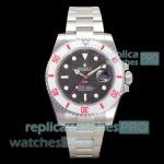 Super Replica Rolex DIW Submariner Parakeet Carbon Fiber Watch with White Ceramic Bezel 